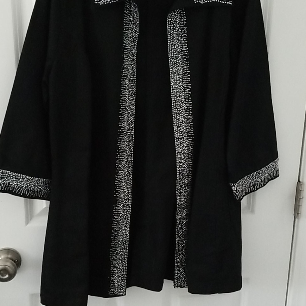 Embellished Jacket w/ Doberman head on back